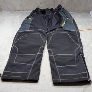 Klim Snow Pants Men XL Black GoreTex Waterproof Adjustable Waist Wind Rain 30x33